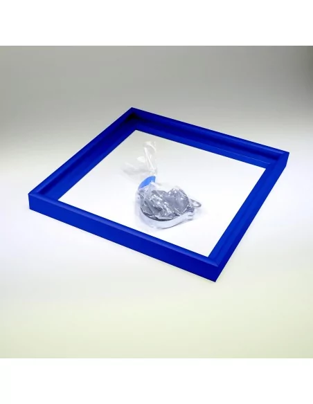 MARCO DE ALUMINIO AZUL A LA MEDIDA - MODELO 01