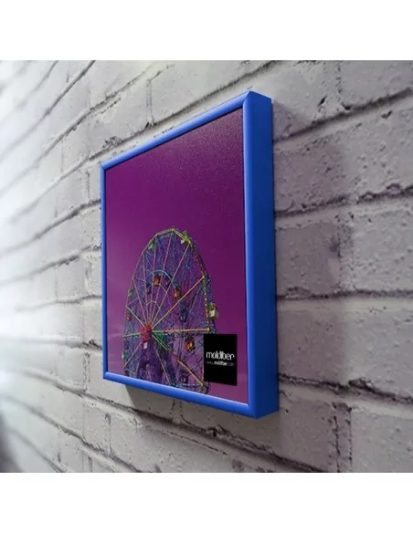 MARCO DE ALUMINIO AZUL A LA MEDIDA - MODELO 01