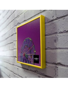 MARCO DE ALUMINIO AMARILLO A LA MEDIDA - MODELO 01 2