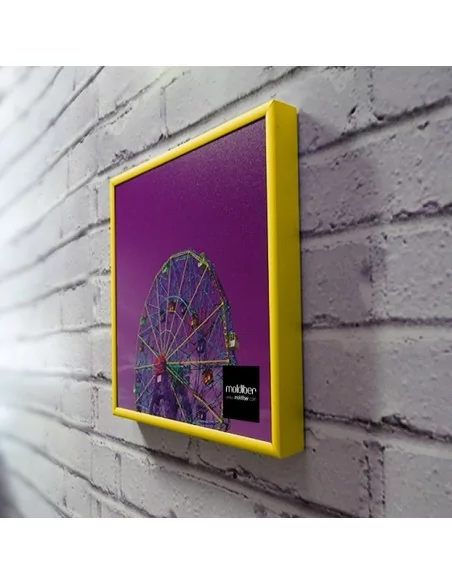 QUADRO DE ALUMÍNIO AMARELO PERSONALIZADO - MODELO 01 QUADRO DE ALUMÍNIO AMARELO PERSONALIZADO - MODELO 01