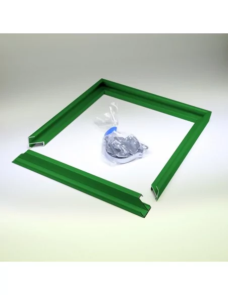 MARCO DE ALUMINIO VERDE A LA MEDIDA - MODELO 01 MARCO DE ALUMINIO VERDE A LA MEDIDA - MODELO 01