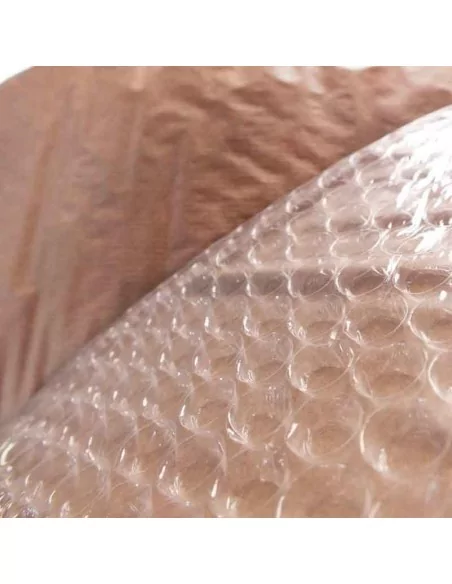 Plastique à bulles avec papier kraft marron pour emballage rouleau de 150 mètres Plastique à bulles avec papier kraft marron pour emballage rouleau de 150 mètres