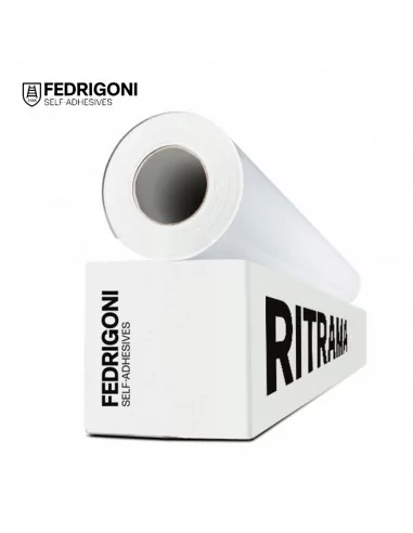 VINILO ADHESIVO REMOVIBLE FEDRIGONI RITRAMA RIJET M100 02659 MONOMÉRICO BRILLO