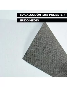 LIENZO ARTÍSTICO POLIESTER Y ALGODÓN BLACO MATE 350 GRAMOS