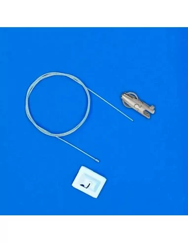 Sistema de suspensão com clip para teto falso e pendurador Gripple® Angel – Cabo de aço 100 cm