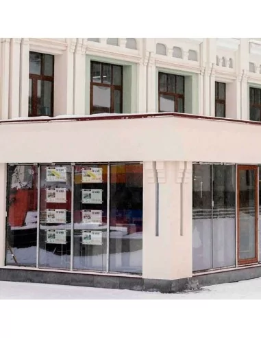 Soporte de publicidad para escaparates de inmobiliarias – DIN A4 Horizontal – 4 bolsillos Soporte de publicidad para escaparates de inmobiliarias – DIN A4 Horizontal – 4 bolsillos