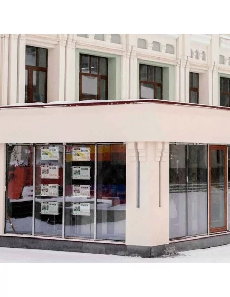 Soporte de publicidad para escaparates de inmobiliarias – DIN A4 Horizontal – 4 bolsillos Soporte de publicidad para escaparates de inmobiliarias – DIN A4 Horizontal – 4 bolsillos