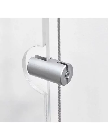 Grampos laterais para fixação de porta-cartazes em acrílico – Sistema Ulla vitrine Grampos laterais para fixação de porta-cartazes em acrílico – Sistema Ulla vitrine