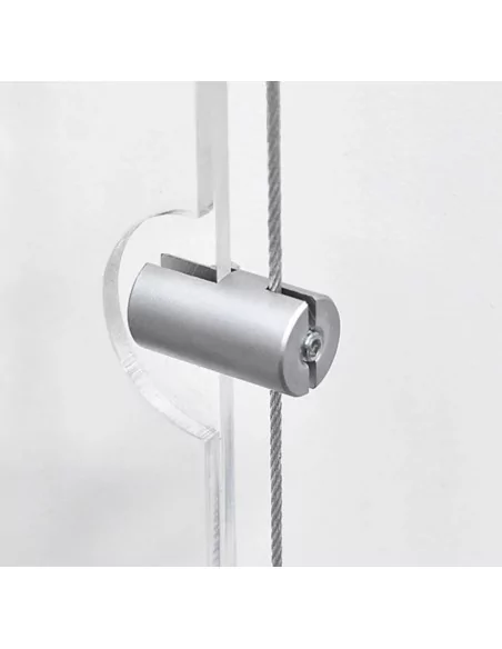 Grampos laterais para fixação de porta-cartazes em acrílico – Sistema Ulla vitrine Grampos laterais para fixação de porta-cartazes em acrílico – Sistema Ulla vitrine
