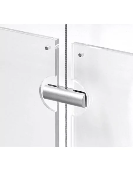 Grampos centrais para fixação de porta-cartazes em acrílico – Sistema Ulla vitrine Grampos centrais para fixação de porta-cartazes em acrílico – Sistema Ulla vitrine