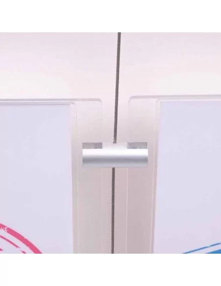Grampos centrais para fixação de porta-cartazes em acrílico – Sistema Ulla vitrine Grampos centrais para fixação de porta-cartazes em acrílico – Sistema Ulla vitrine