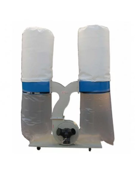 ASPIRADOR INDUSTRIAL DE POLVO Y SERRIN. DOBLE SACO 3HP 3 TOMAS Ø10CM ASPIRADOR INDUSTRIAL DE POLVO Y SERRIN. DOBLE SACO 3HP 3 TOMAS Ø10CM