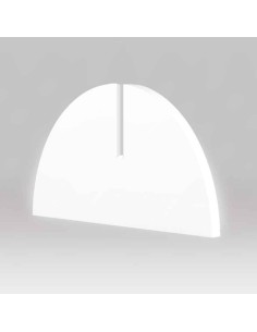 Pata semicircular blanca para paneles fotocall de 10 mm – Medida 30x25 cm