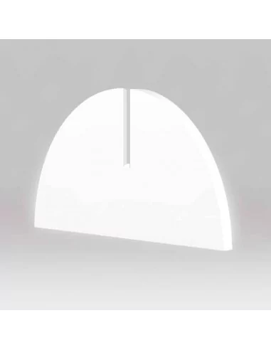 Pata semicircular blanca para paneles fotocall de 10 mm – Medida 30x25 cm