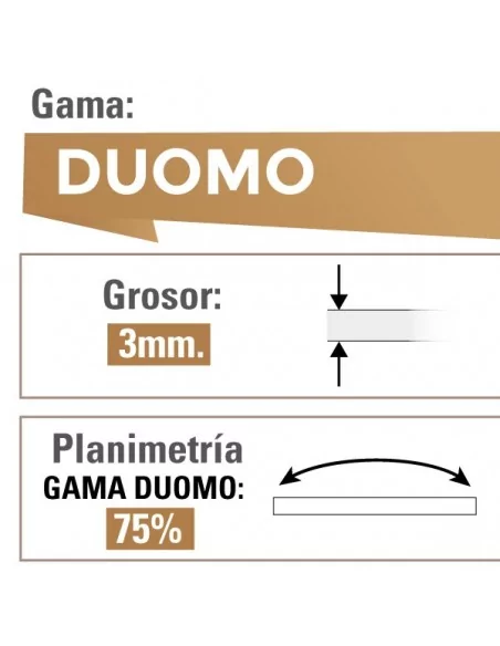Carton mousse blanc et marron DUOMO - 3 mm, 50x70 cm, avec adhésif Carton mousse blanc et marron DUOMO - 3 mm, 50x70 cm, avec adhésif