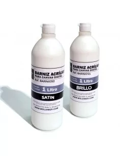 barniz para impresiones digitales en lienzo