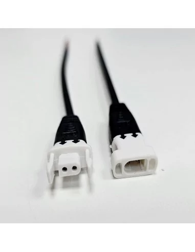 Conectores DC LED 5,5 x 2,1 mm com trava – Cabo 15 cm Macho-Fêmea