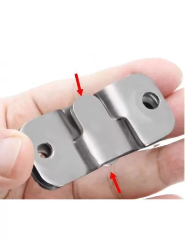 Colgador 15 kg de hebilla metálica para cuadros y espejos pesados. Set 2 piezas