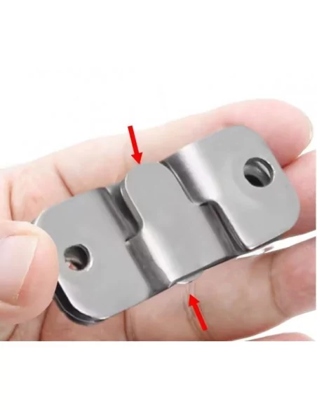 Suporte 15 kg de encaixe em duas peças para quadros e espelhos pesados Suporte 15 kg de encaixe em duas peças para quadros e espelhos pesados