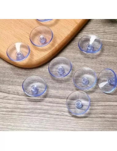 Ventosa de PVC com cabeça cogumelo 20 mm de diâmetro