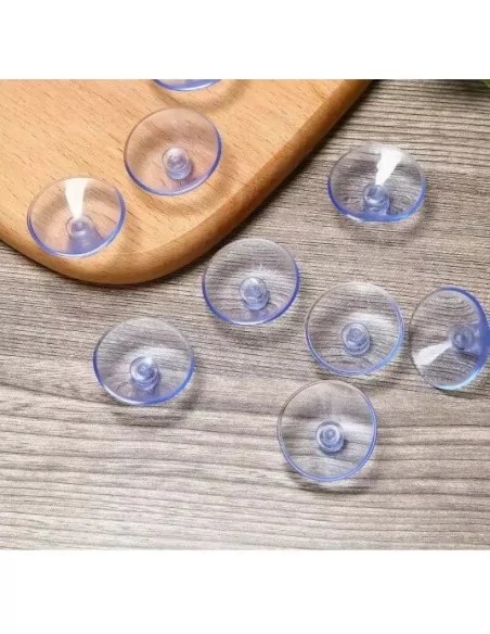 Ventouse PVC transparente avec tête champignon Ø 20 mm
