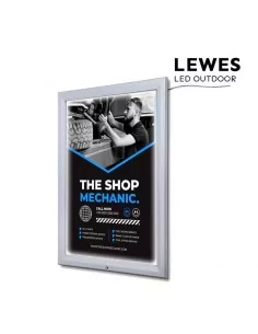 Vitrine LED para cartazes em exterior - modelo lewes