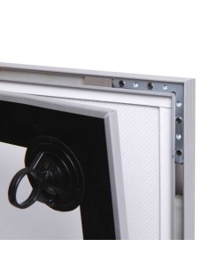 Moldura magnética LED para cartazes Vitrine interior com troca rápida 2
