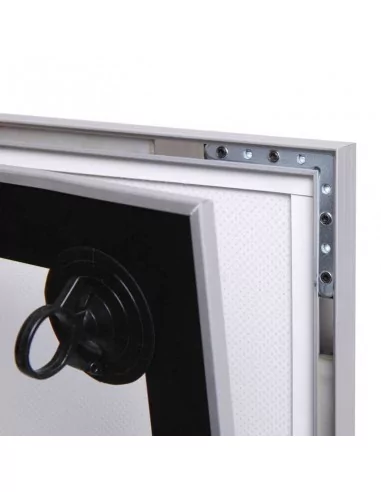 Moldura magnética LED para cartazes Vitrine interior com troca rápida