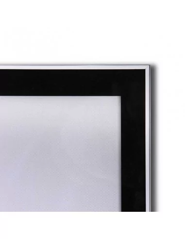 Moldura magnética LED para cartazes Vitrine interior com troca rápida
