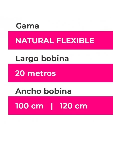 IMÁN FLEXIBLE NATURAL. BOBINA 20 metros