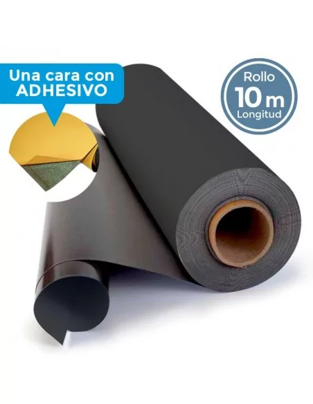 IMÁN FLEXIBLE ADHESIVO para ETIQUETAS. BOBINA 10m VARIOS ANCHOS IMÁN FLEXIBLE ADHESIVO para ETIQUETAS. BOBINA 10m VARIOS ANCHOS