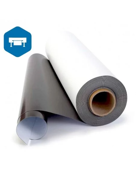 IMÁN BLANCO FLEXIBLE para PLOTTER. BOBINA 127cm x 20mtr. IMÁN BLANCO FLEXIBLE para PLOTTER. BOBINA 127cm x 20mtr.