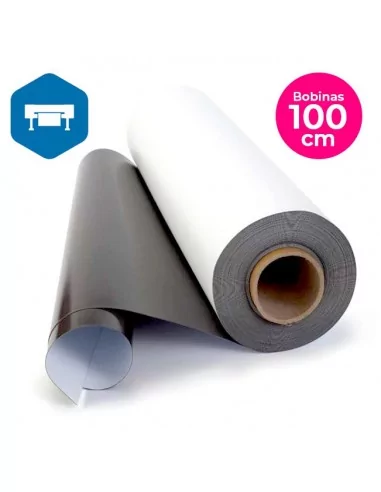 IMÁN FLEXIBLE BLANCO para IMPRESIÓN con PLOTTER. BOBINA 100cm x 20metros IMÁN FLEXIBLE BLANCO para IMPRESIÓN con PLOTTER. BOBINA 100cm x 20metros