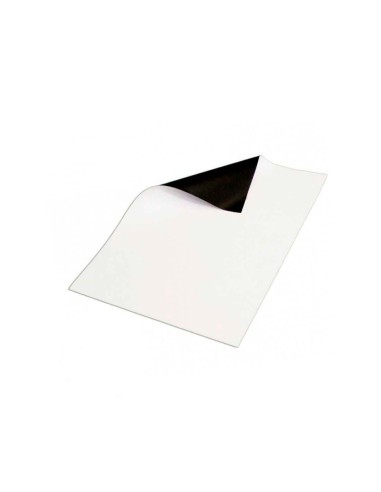 ÍMÃ FLEXÍVEL BRANCO NATURAL em FOLHAS PLANAS (Pacote com 10 folhas)