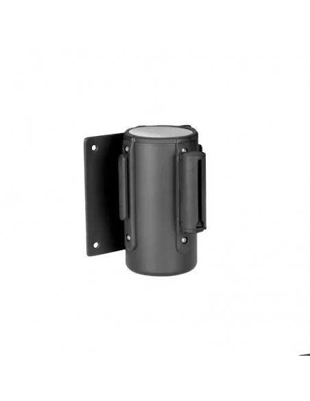Barrière murale à sangle extensible noire – contrôle d’accès