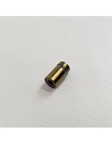 Separador Ø12 x 25 mm oro viejo con tapón roscado para placas de metacrilato
