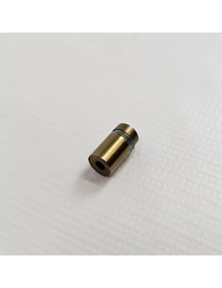 Separador Ø12 x 25 mm oro viejo con tapón roscado para placas de metacrilato