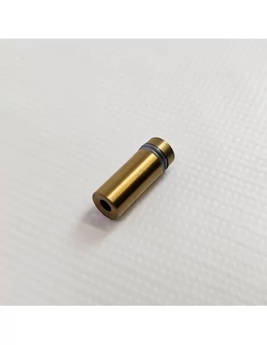 Separador Ø12 x 30 mm oro viejo con tapón roscado para placas de metacrilato