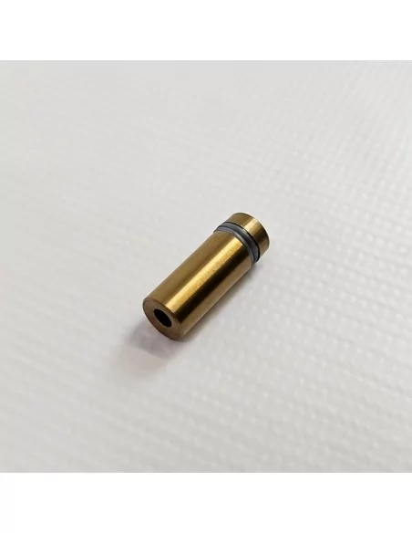 Separador Ø12 x 30 mm oro viejo con tapón roscado para placas de metacrilato