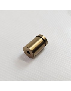 Separador Ø19 x 30 mm oro viejo con tapón roscado para placas de metacrilato 2