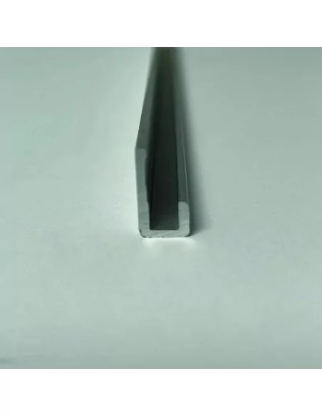 Profil en aluminium pour fermeture de panneaux Dibond 3 mm