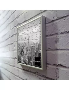 Marco de aluminio color plata para puzzle personalizado 2