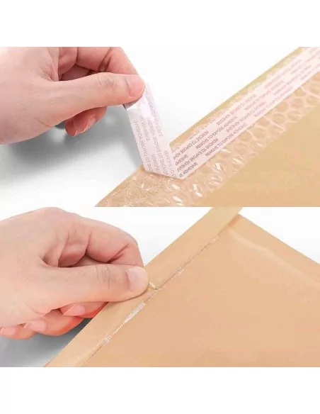 Sobre Protector Burbuja Kraft 22x26 cm - Envíos Seguros Sobre Protector Burbuja Kraft 22x26 cm - Envíos Seguros