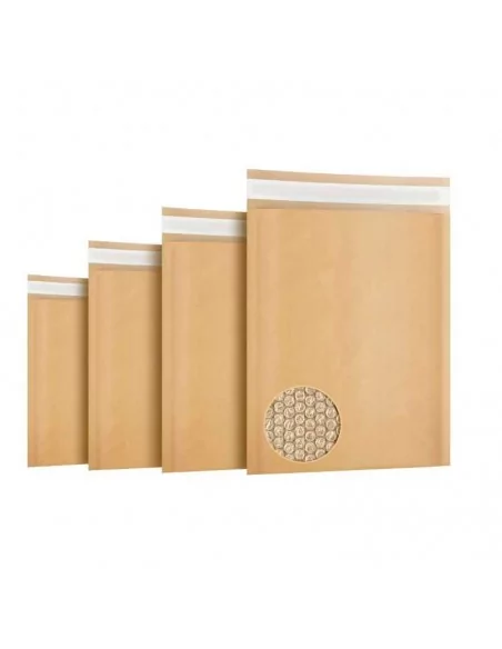 Bolsa Acolchada Marrón 35 x 47 cm - Envíos y Paquetería