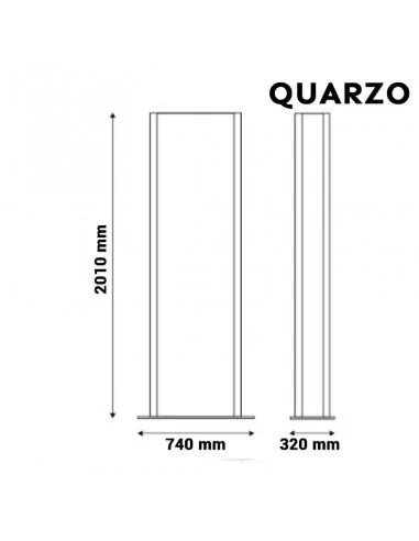 Tótem publicitario led doble cara QUARZO - Moldiber Tótem publicitario led doble cara QUARZO - Moldiber