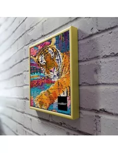 Marco de aluminio color dorado para puzzle personalizado 2