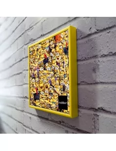 Marco de aluminio color amarillo para puzzle personalizado 2