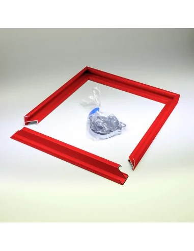 Cadre en aluminium rouge pour puzzle... Cadre en aluminium rouge pour puzzle...