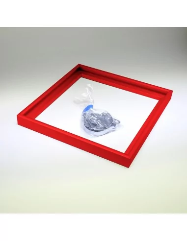 Cadre en aluminium rouge pour puzzle... Cadre en aluminium rouge pour puzzle...