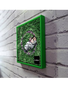 Moldura de alumínio verde para puzzle personalizado 2